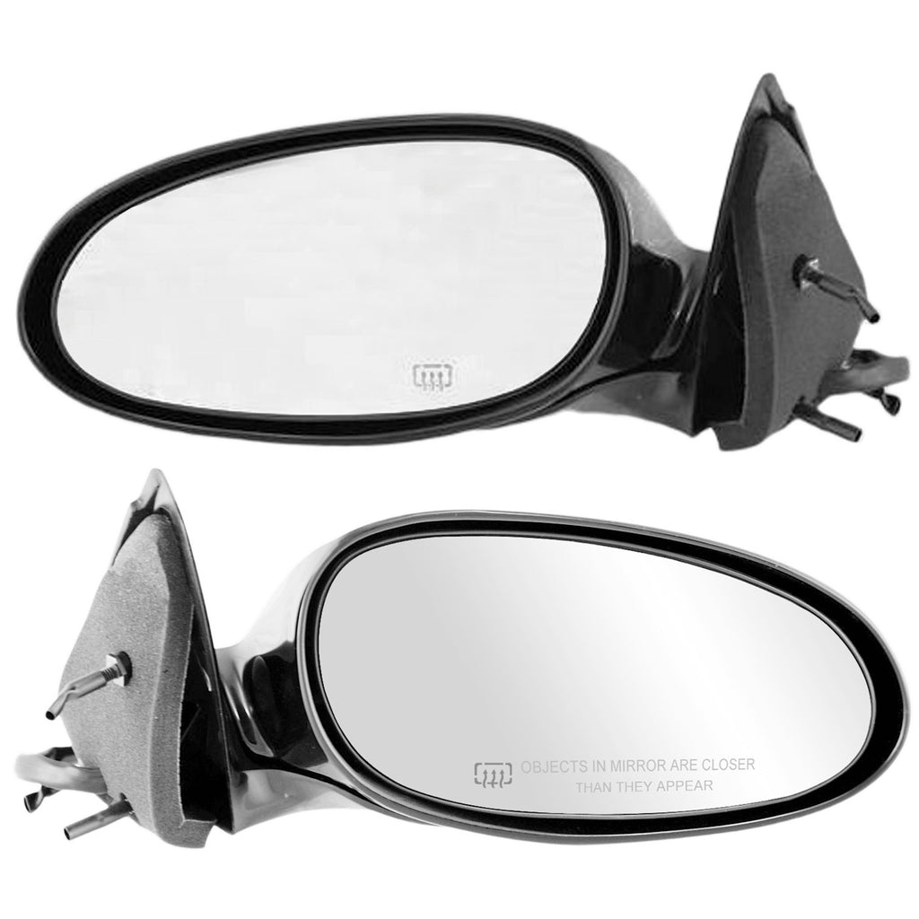 Set of 2 Heated Mirrors for Buick Century