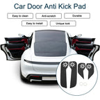 Car Door Anti Kick Pad Sticker Protector for Honda Fit (2021) - 1 Set Black