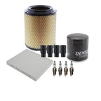 Denso Tune Up Kit 4 Spark Plugs & Boots for Dodge Caliber Compass Patriot (2007–2017)