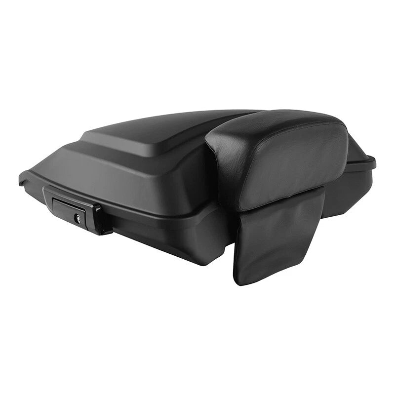Matte Black Razor Trunk Backrest for Harley Touring Road Glide (2014–2024)