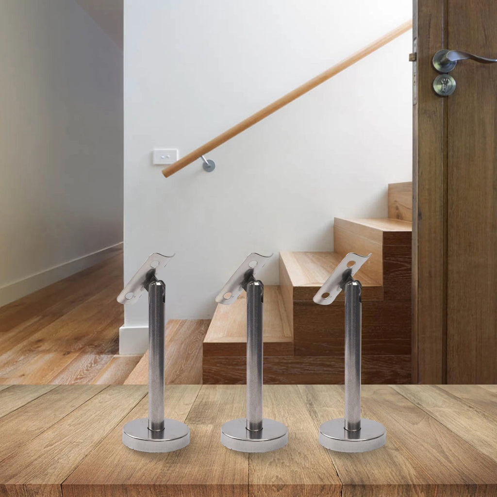 Set of 4 304 Stainless Steel Handrail Supports for Various Applications
