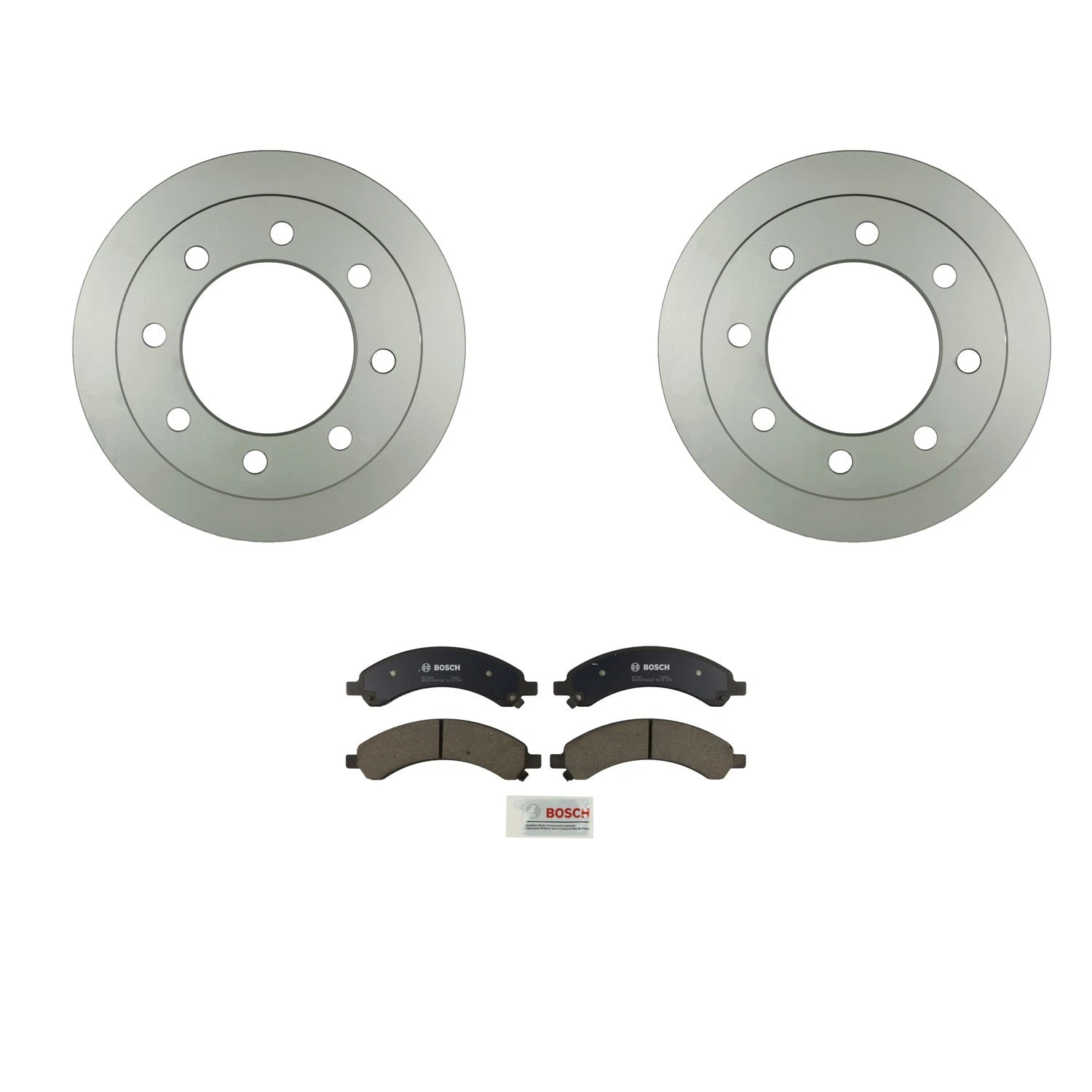 Bosch QuietCast Rear Rotors & Ceramic Brake Pad Kit for Express 3500 (2003–2023)
