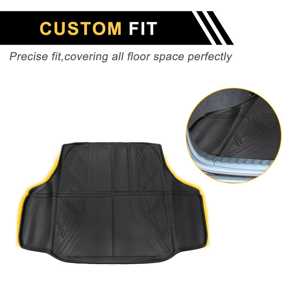Cargo Liner Rear Trunk Mat for Honda CR-V (2018–2022), Accord (2018–2022)