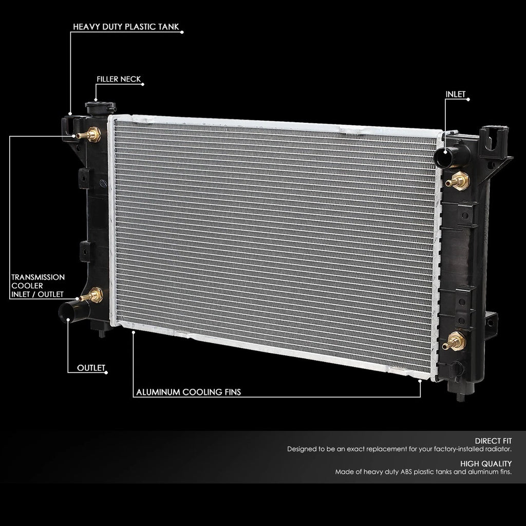 OE Aluminum Core Radiator for Chrysler Plymouth Grand Voyager (1995–2002) DPI-1862