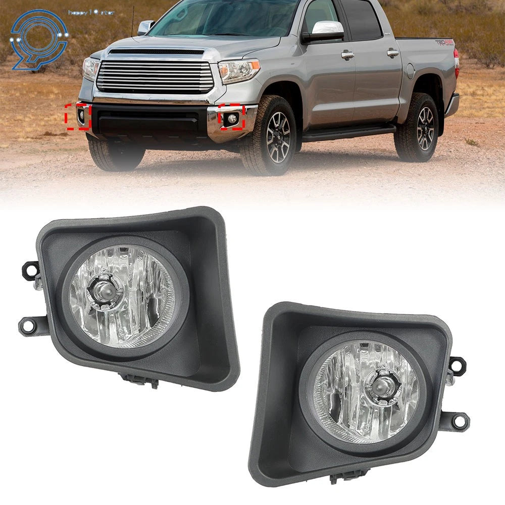 Set of 2 Front Bumper Fog Lights for Toyota Tundra (2014–2021) Halogen