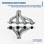 LS Hugger Exhaust Headers for LS1 LS2 LS3 LS6 4.8L 5.3L 5.7L (2000–2023)