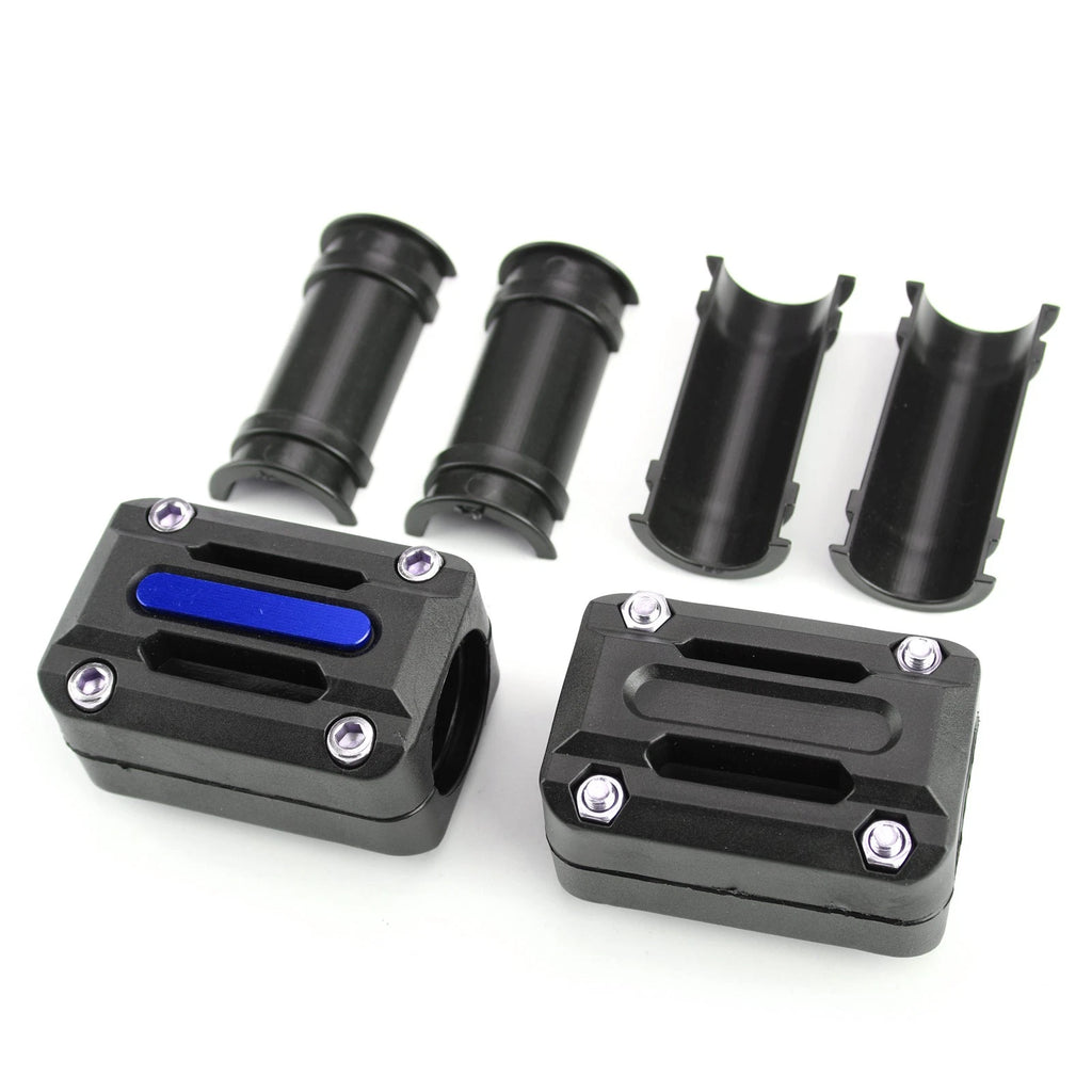 2X 25mm Engine Frame Bar Protection Crash Slider Pads for Motorcycle