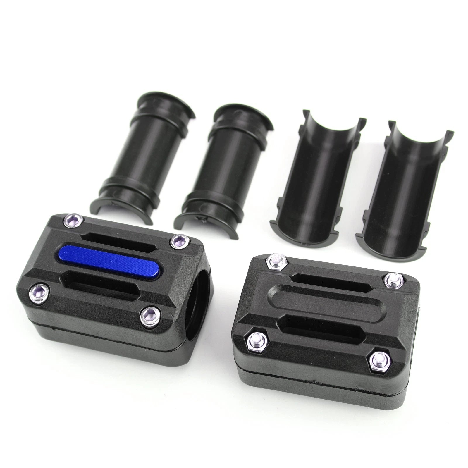 2X 25mm Engine Frame Bar Protection Crash Slider Pads for Motorcycle