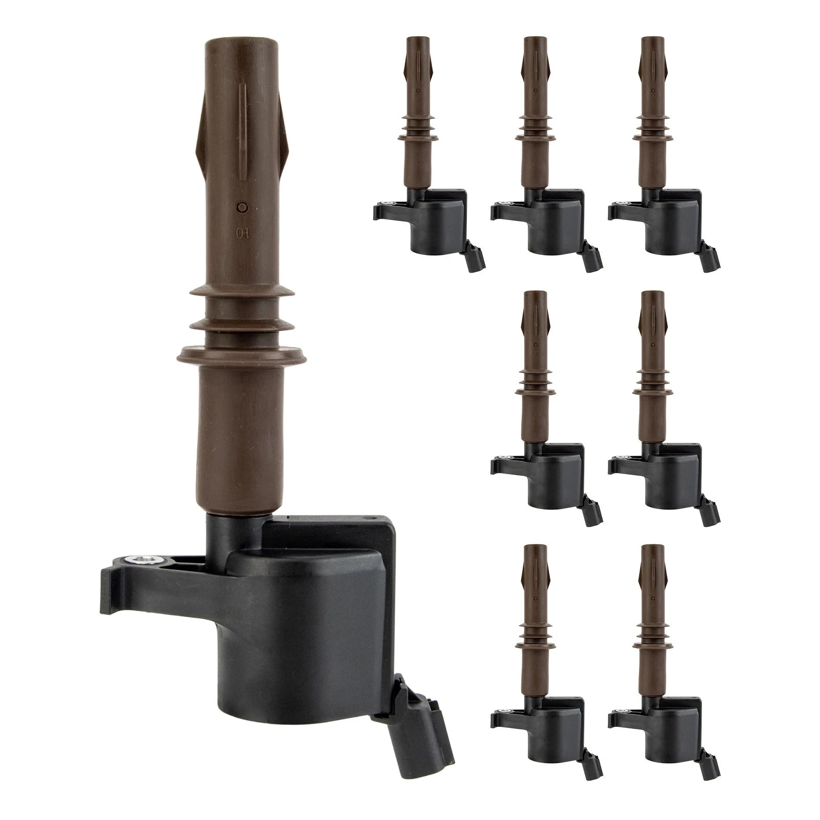 Black Boot Ignition Coil Set for Ford Expedition (2009–2014)