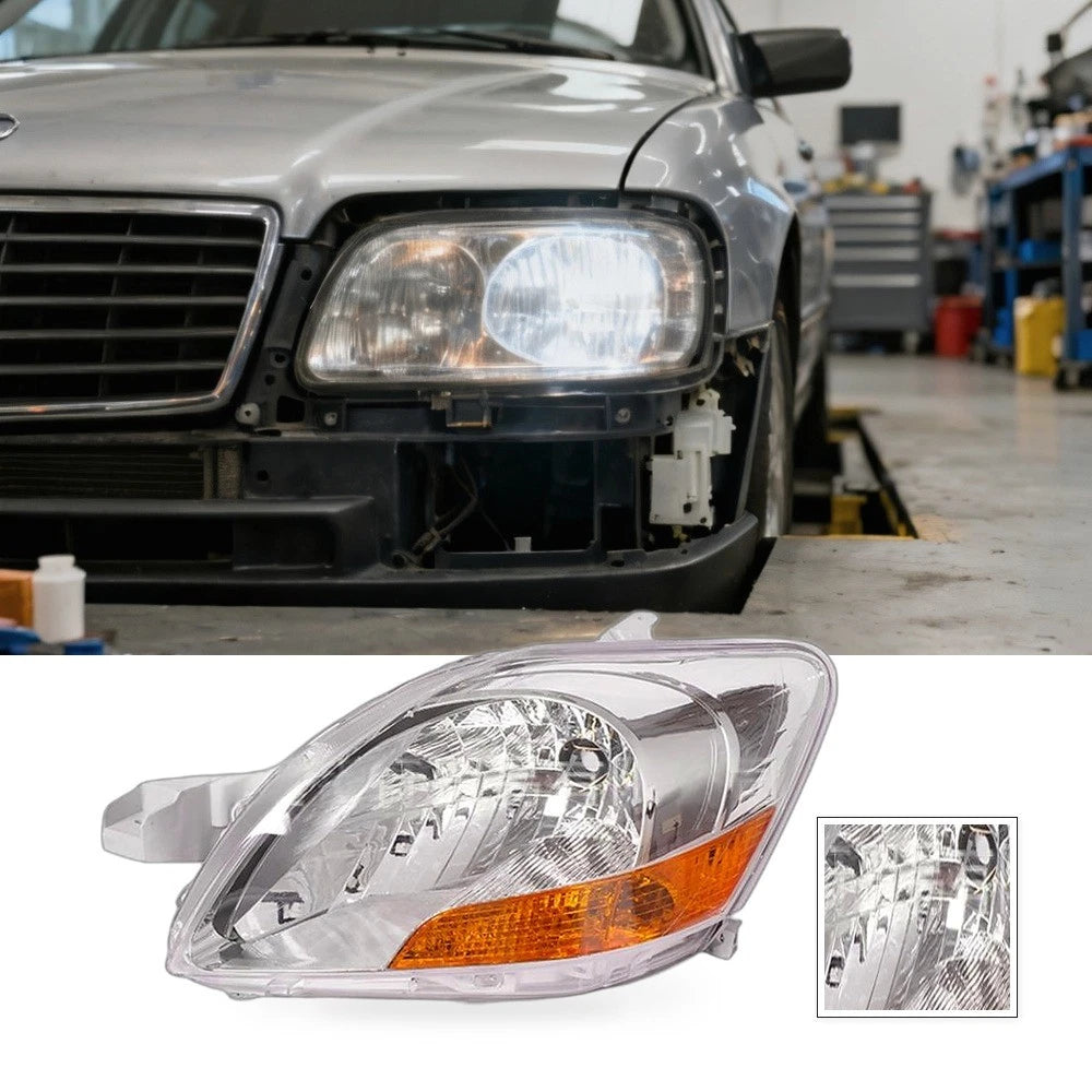 Headlight Assembly for Toyota Vios (2007–2013) US-Spec Black