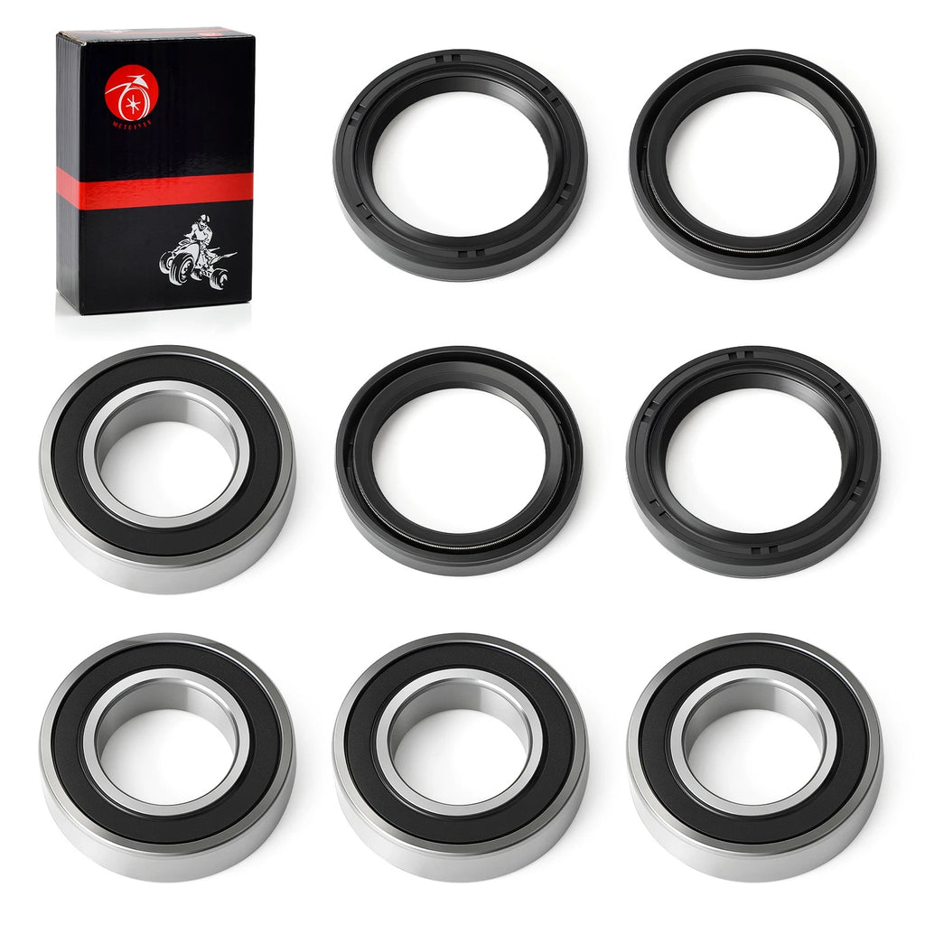 2 Front Wheel Bearing Seals for Kawasaki Mule 3000 3010 3020 4000 4010