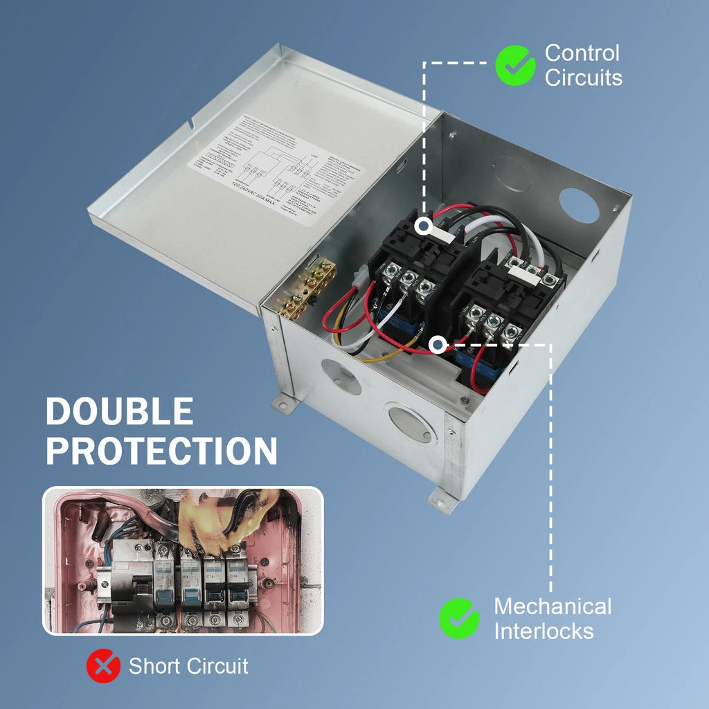 50 Amp Automatic Transfer Switch for RV Speedboats