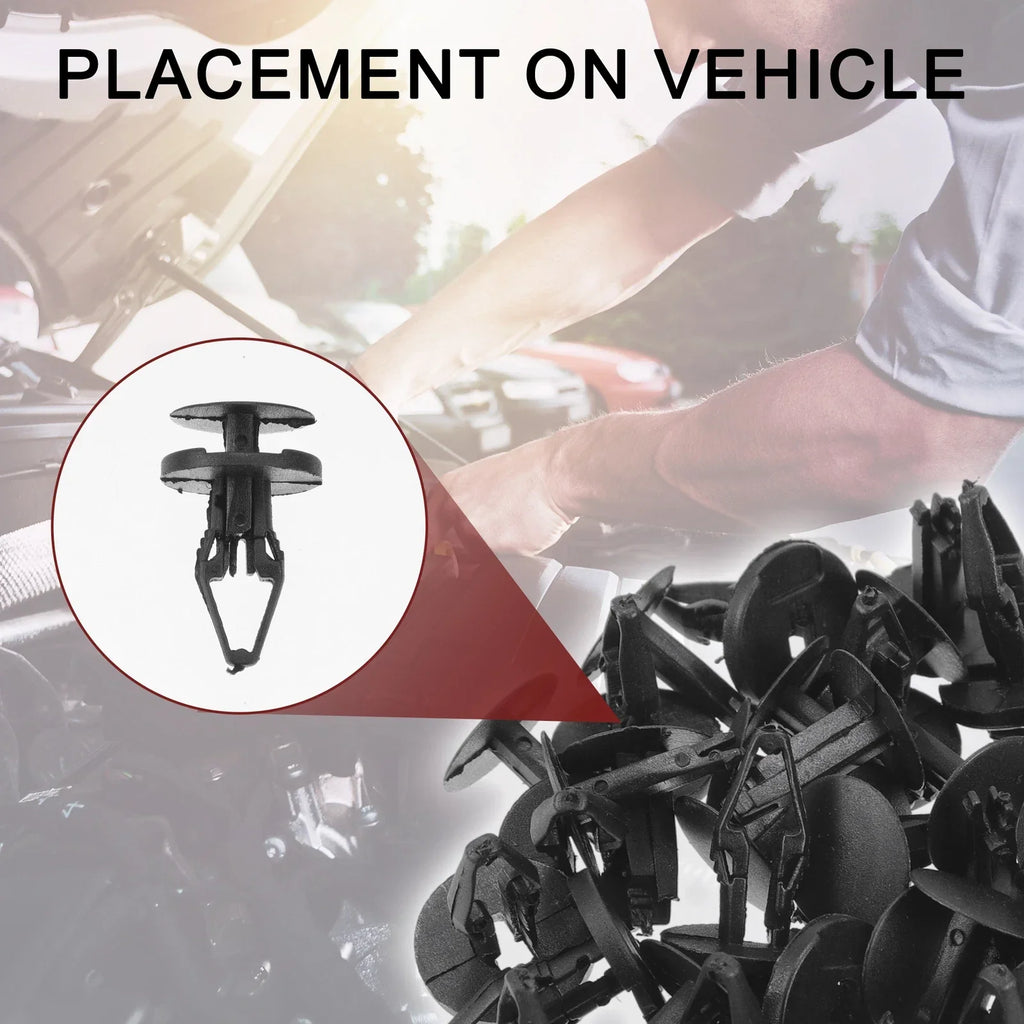 Front Fender Skirt Clips for Chevrolet GMC C K Trucks (2007-2008) 50 Pcs