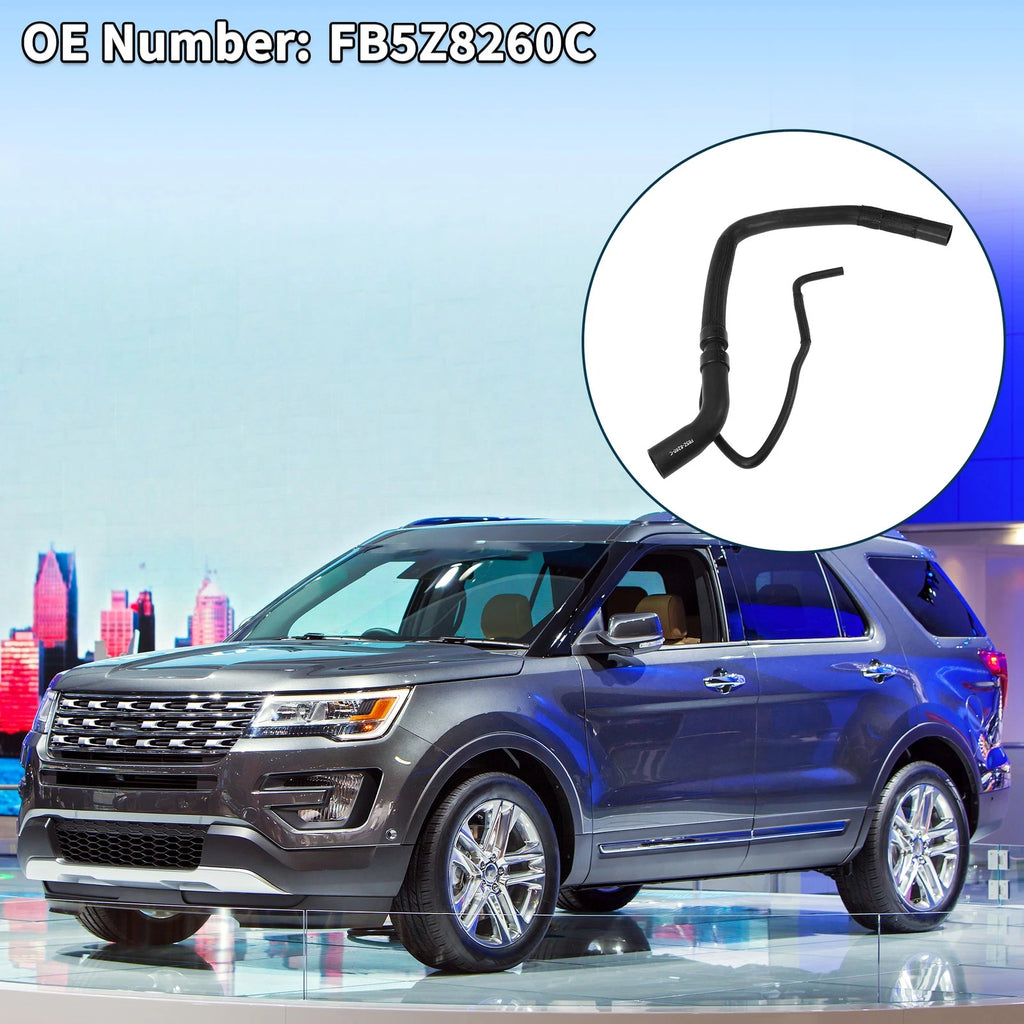 Radiator Hose Upper Pipe for Ford Explorer (2011–2019) No.FB5Z8260C Rubber