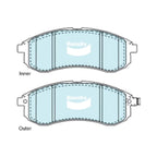 4WD Front Disc Brake Pad Set for Triton MK 2.8L 4M40 4M40T (2001-2006)