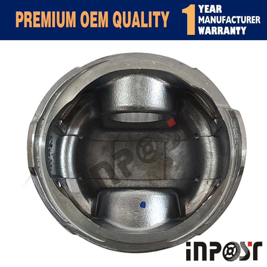 Set of 3 STD Piston Kit (Pin & Clip) with Rings for Isuzu 3KR1
