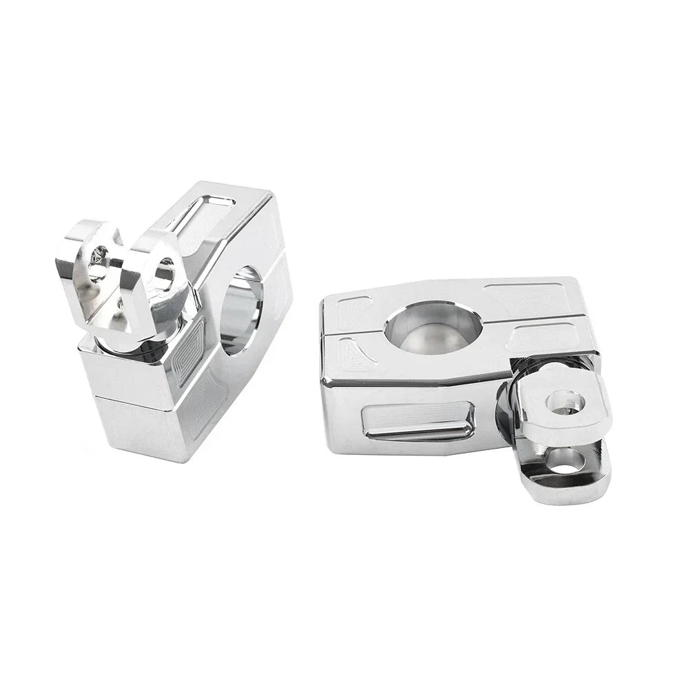 25MM Foot Peg Rest Clamp Bracket for Harley Crash Bar