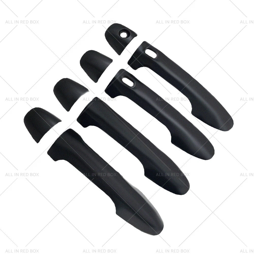 Set of 4 Door Handle Covers for Toyota Hilux N80 (2015–2021) Matte Black