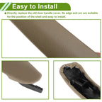Door Panel Handle Pull Trim Cover for BMW X3 Beige (2010-2016)