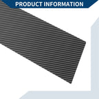 8 Pcs Window Trim Cover for Toyota RAV4 (2013–2018) Black Carbon Fiber