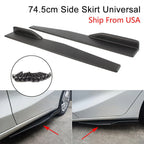 74.5cm Carbon Fiber Side Skirt Rocker Diffuser Spoiler for UK Cars