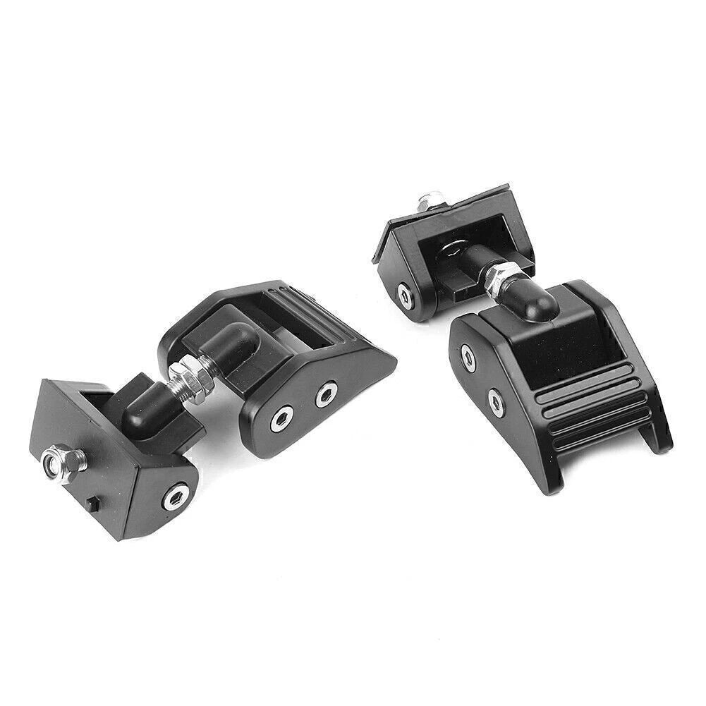 Locking Hood Catch Latches Kit w/Keys for Jeep Wrangler JK & Unlimited (2007–2015)