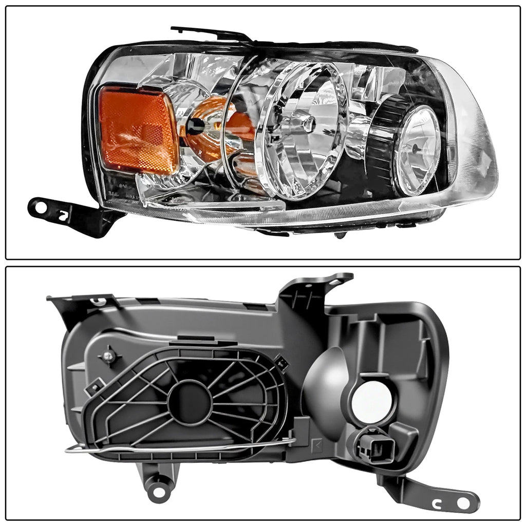 Set of 2 Halogen Headlights for Ford Escape (2005–2007)