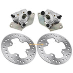 Front Brake Calipers & Disc Rotors for Honda Rancher 420 TRX420 (2014–2019)