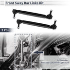 Set of 2 Front Stabilizer Bar Links for Chrysler 200 (2011–2014) No.K750385/51939949