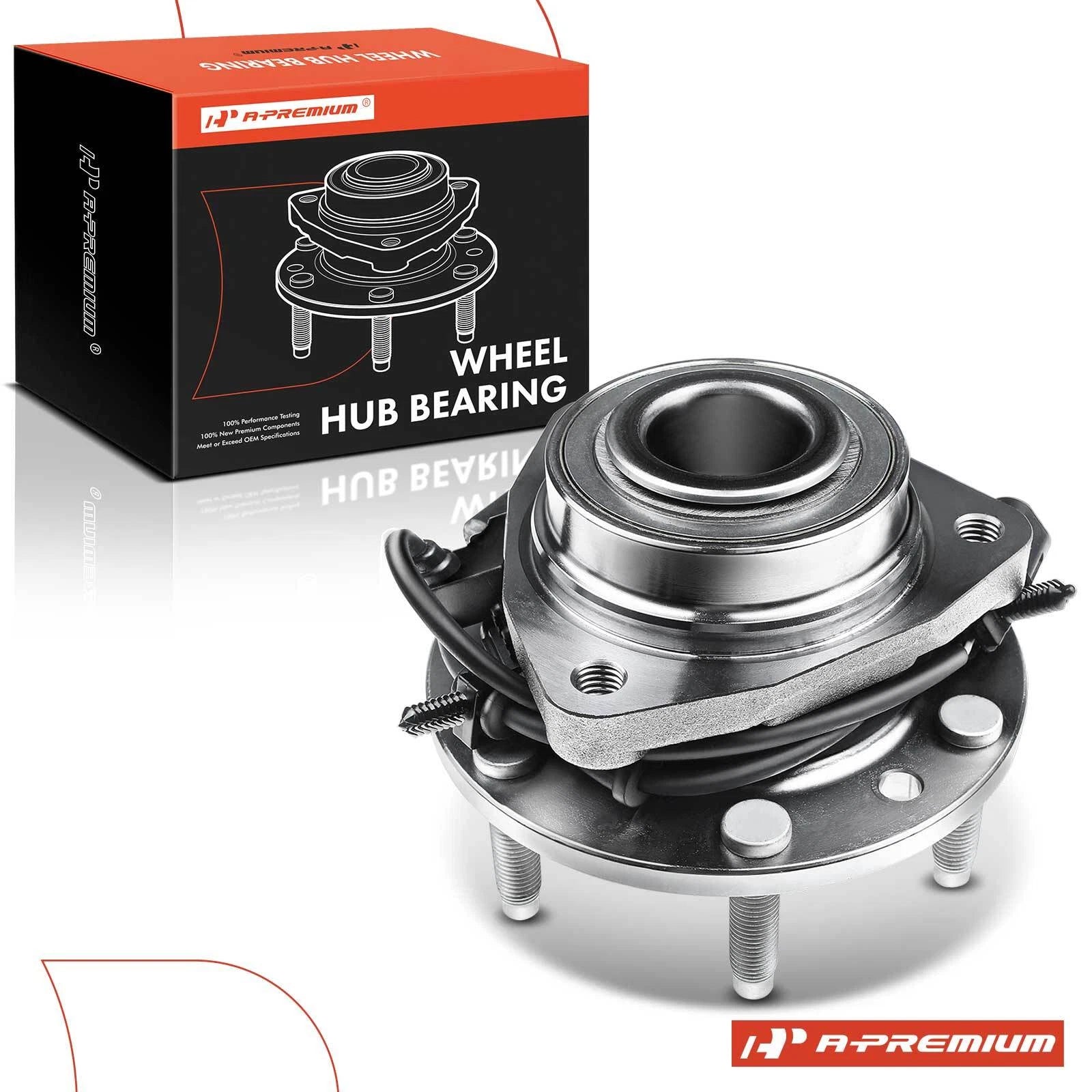 Front Wheel Hub & Bearing Assembly with ABS Sensor for GMC Envoy (2002–2009)