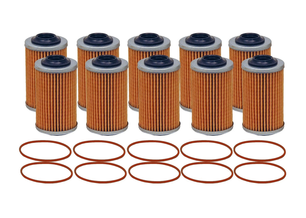 Set of 10 Engine Oil Filters for Cadillac Chevy GMC Pontiac Saab V6