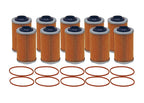 Set of 10 Engine Oil Filters for Cadillac Chevy GMC Pontiac Saab V6