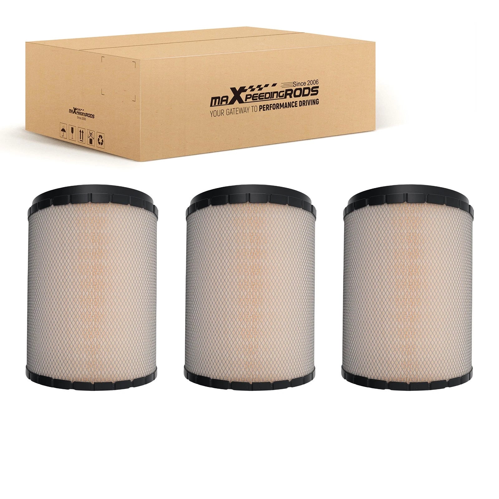 Set of 3 Air Filters for International Truck (2003–2016)