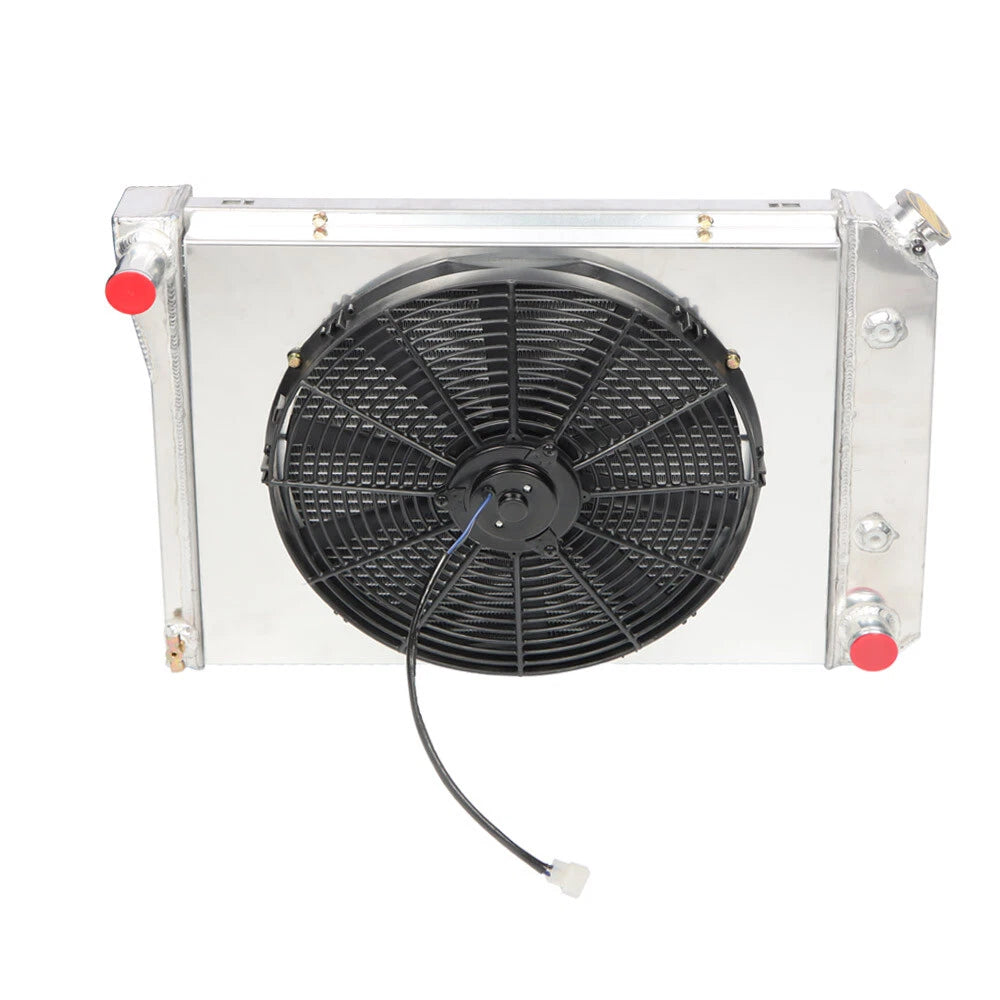3 Row Radiator and Shroud Fan Kit for Chevy Nova/Camaro/El Camino (1969–1984)