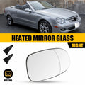 Mirror Glass for Mercedes Benz CLK350 (2006–2009) Passenger Side Heated
