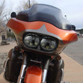 5.75" Dual LED Headlight Projector Lamp for Harley Touring Road Glide (1998–2013)