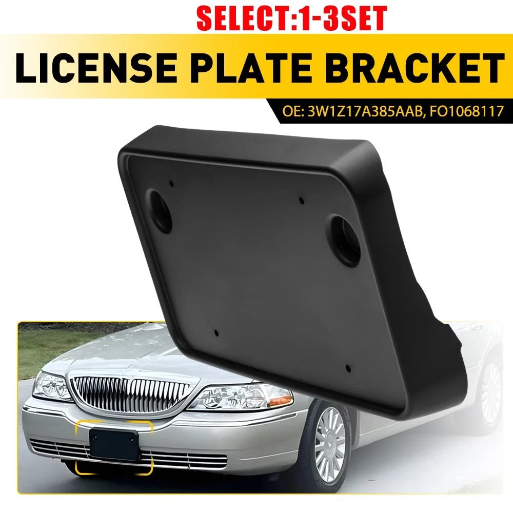 Front License Plate Holder for Lincoln Town Car (2003–2011) 3W1Z17A385AAB