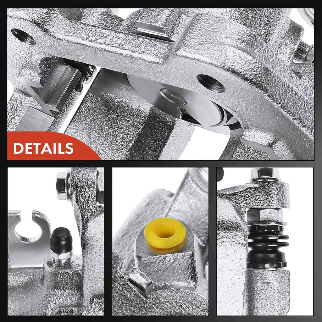 Set of 6 Rear Brake Calipers with Brake Pads for Ford Explorer (2015-2019)