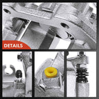 Set of 6 Rear Brake Calipers with Brake Pads for Ford Explorer (2015-2019)