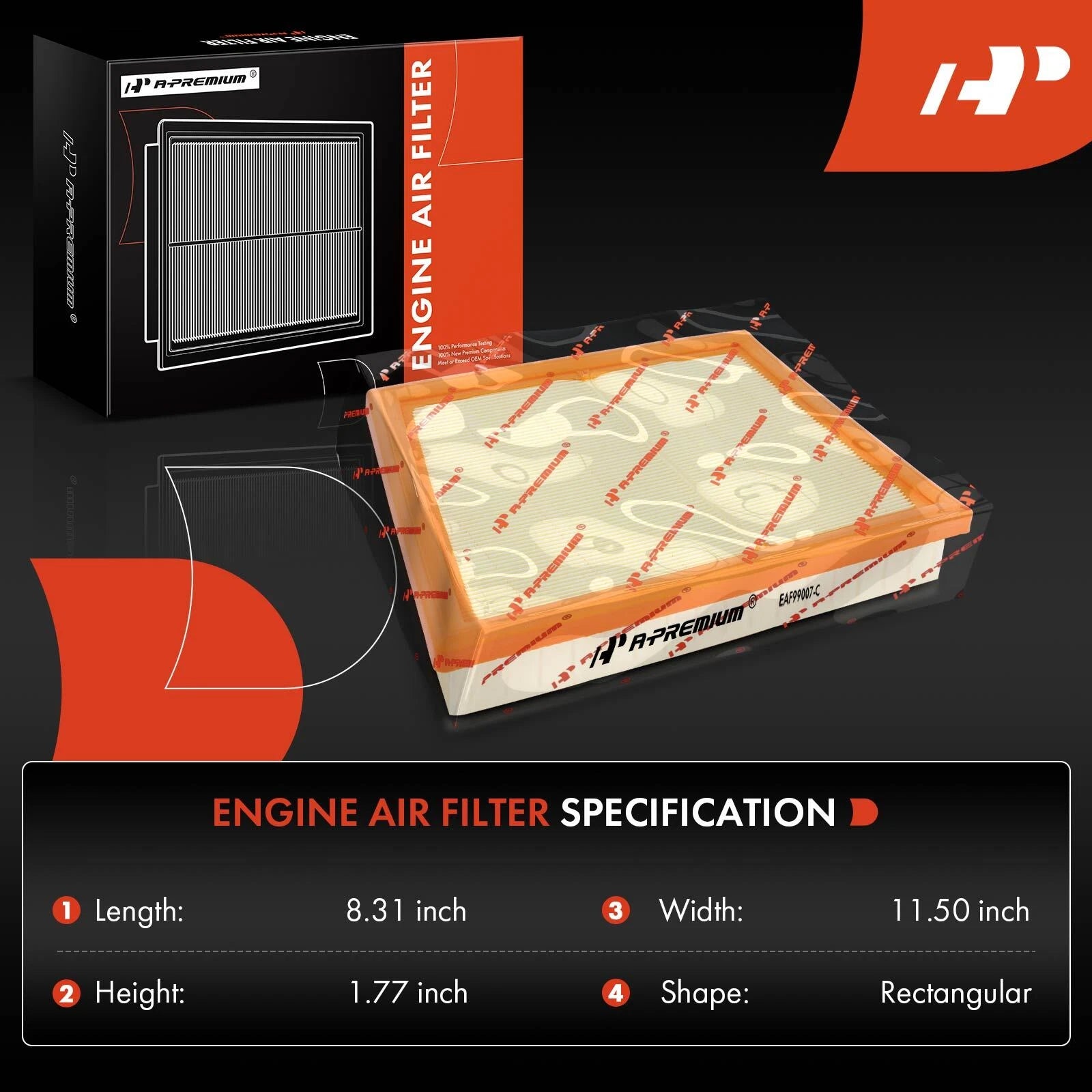 2X Engine & Cabin Air Filter for BMW X1 (2016-2022) X2 (2018-2022) Mini Cooper