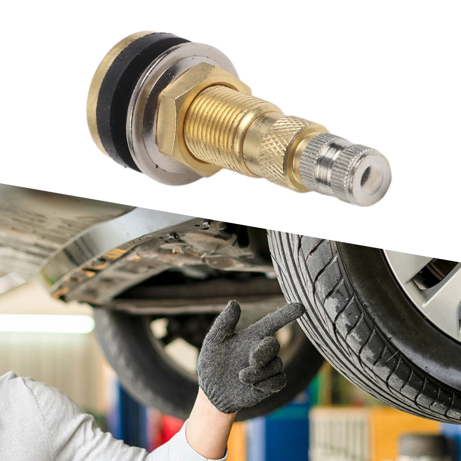 Heavy Duty Tubeless Tire Valve for Agricultural and Truck Use