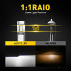 AUXITO LED Headlight Bulbs for H11 H8 9006 9005 H4 (Fits Various Models)