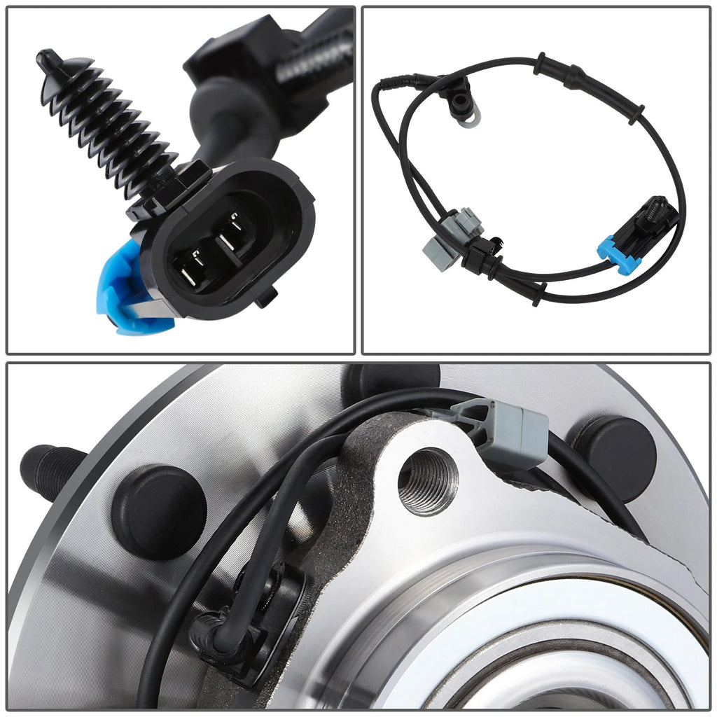 Set of 2 Front Wheel Bearing & Hub for Silverado Sierra 2500HD 3500 (2007–2010)