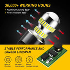 2X LED Reverse Brake Turn Signal Bulbs for Various Vehicles (YYYY–YYYY)