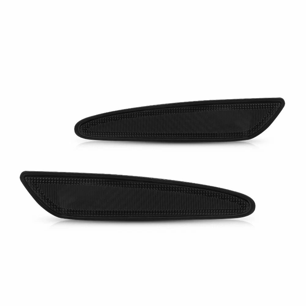 2X Smoked Front Fender Side Marker Lights for Mercedes-Benz E-Class W211 (2003–2006)