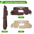 Dashboard Cover Mat for Lexus RX350 (2016-2019) - Brown Dash Carpet