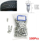 15mm Tire Studs 100x for Universal Snow Chains & Spikes
