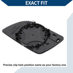 Right Side Mirror Glass Replacement for Volkswagen Polo (2001–2005)