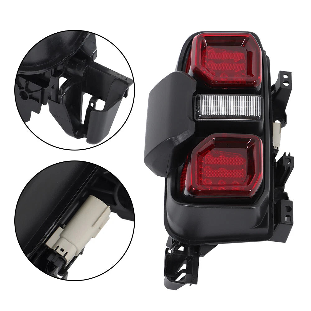 Pair LED Tail Lights for Ford Bronco Raptor (2021-2023) Red Outer Lamps
