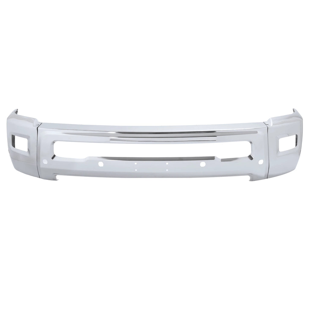 Chrome Front Bumper for RAM 2500 3500 (2010-2018) with Fog Lamps & Sensors